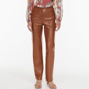 Aritzia Wilfred Faux Leather Pants